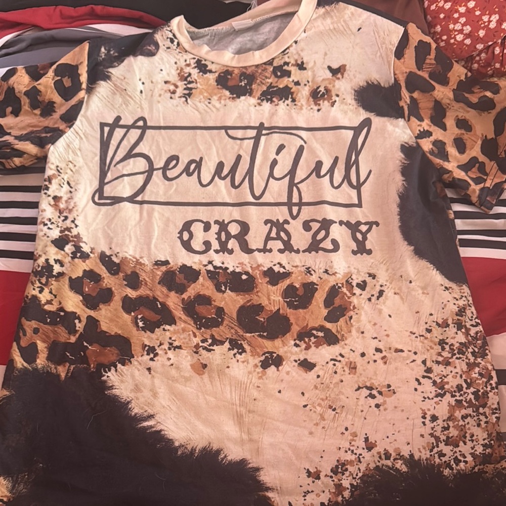 Beautiful Crazy Kids Leopard Print Shirt